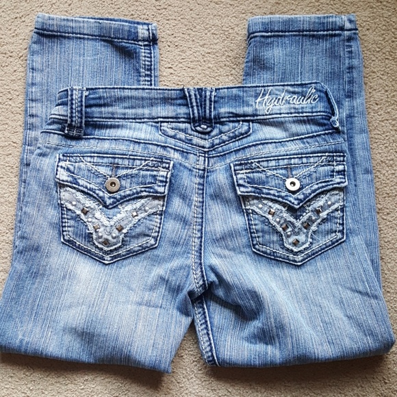 hydraulic jeans capris